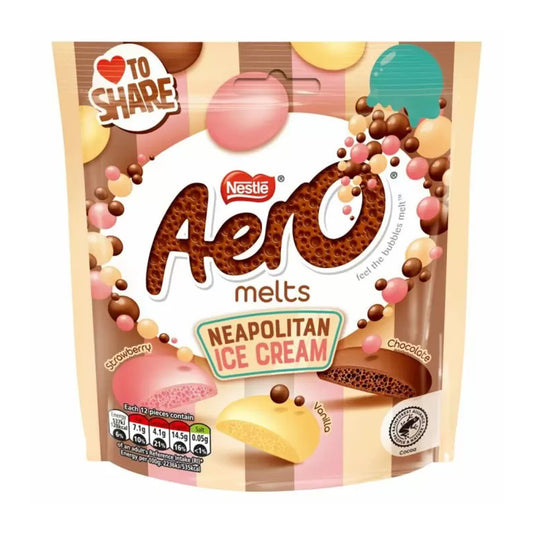 Aero Melts Neapolitan Ice Cream Pouch