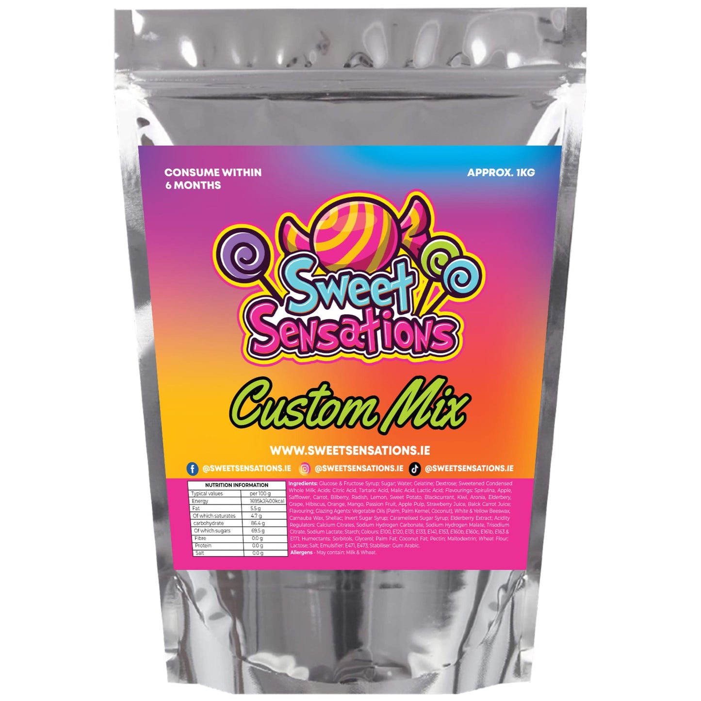 Sweet Sensations 1Kg Custom Mix Bag