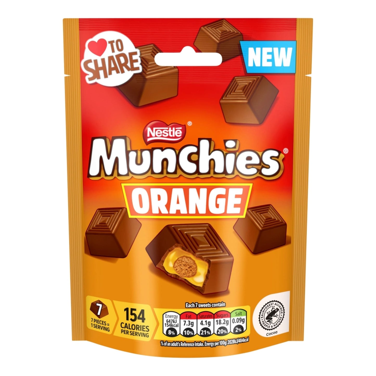 Munchies Orange Pouch