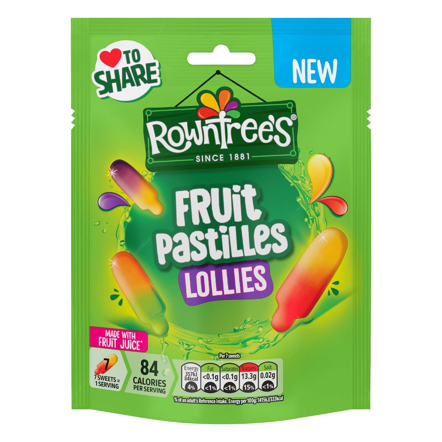 Rowntree's Fruit Pastilles Lollies