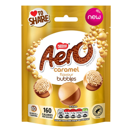 Aero Bubbles Caramel Pouch