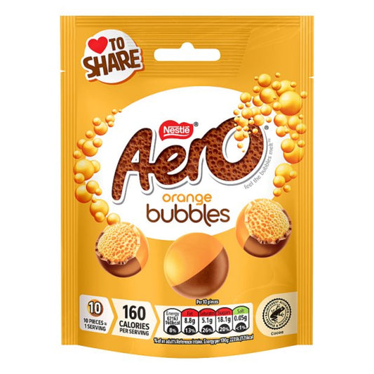 Aero Bubbles Orange Pouch