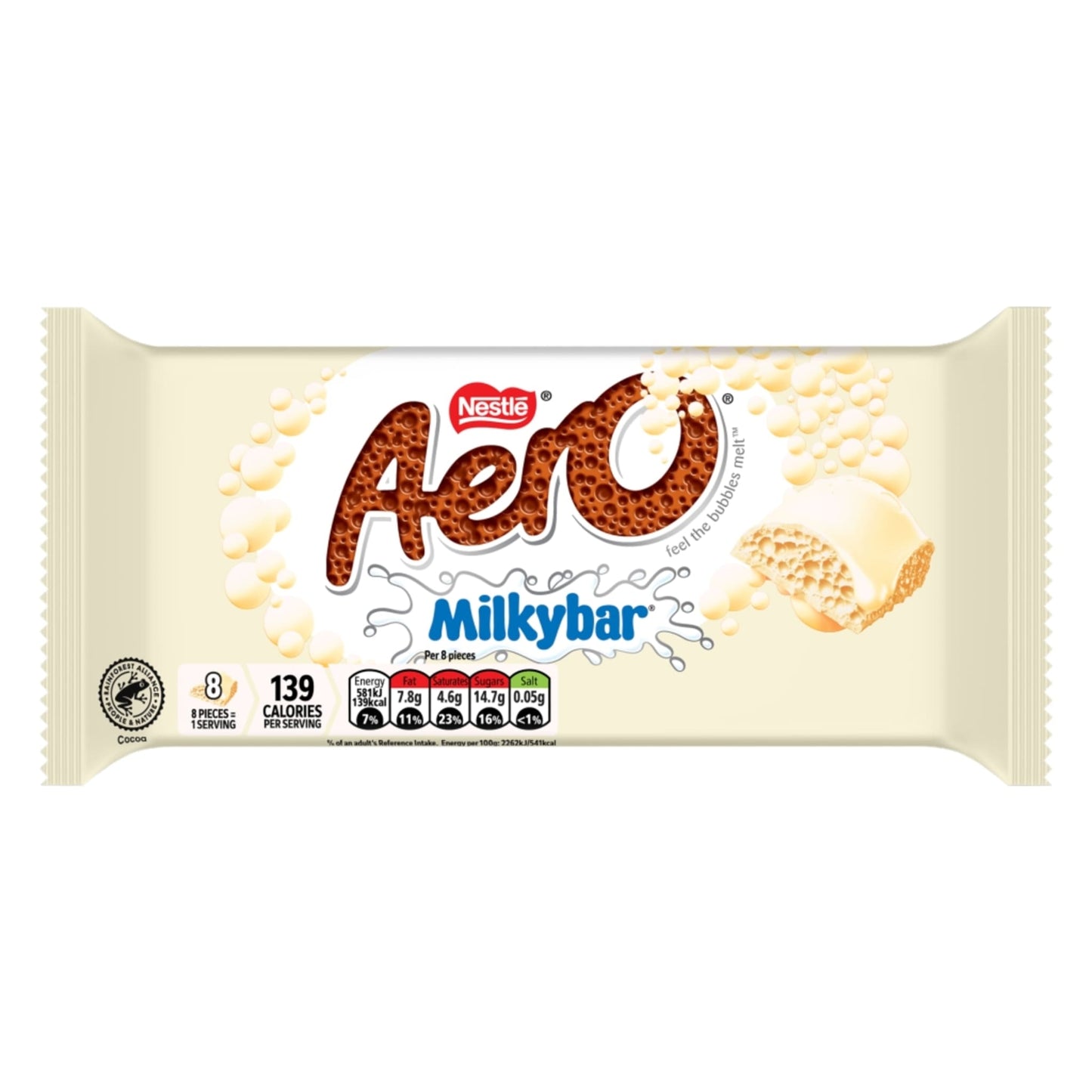 Aero Milkybar White Chocolate Sharing Bar