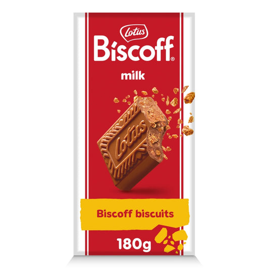 Lotus Biscoff Milk Chocolate Bar With Biscoff Pieces