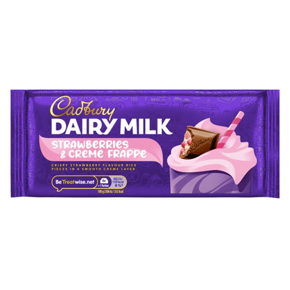 Cadbury Dairy Milk Strawberries & Creme Frappe Bar