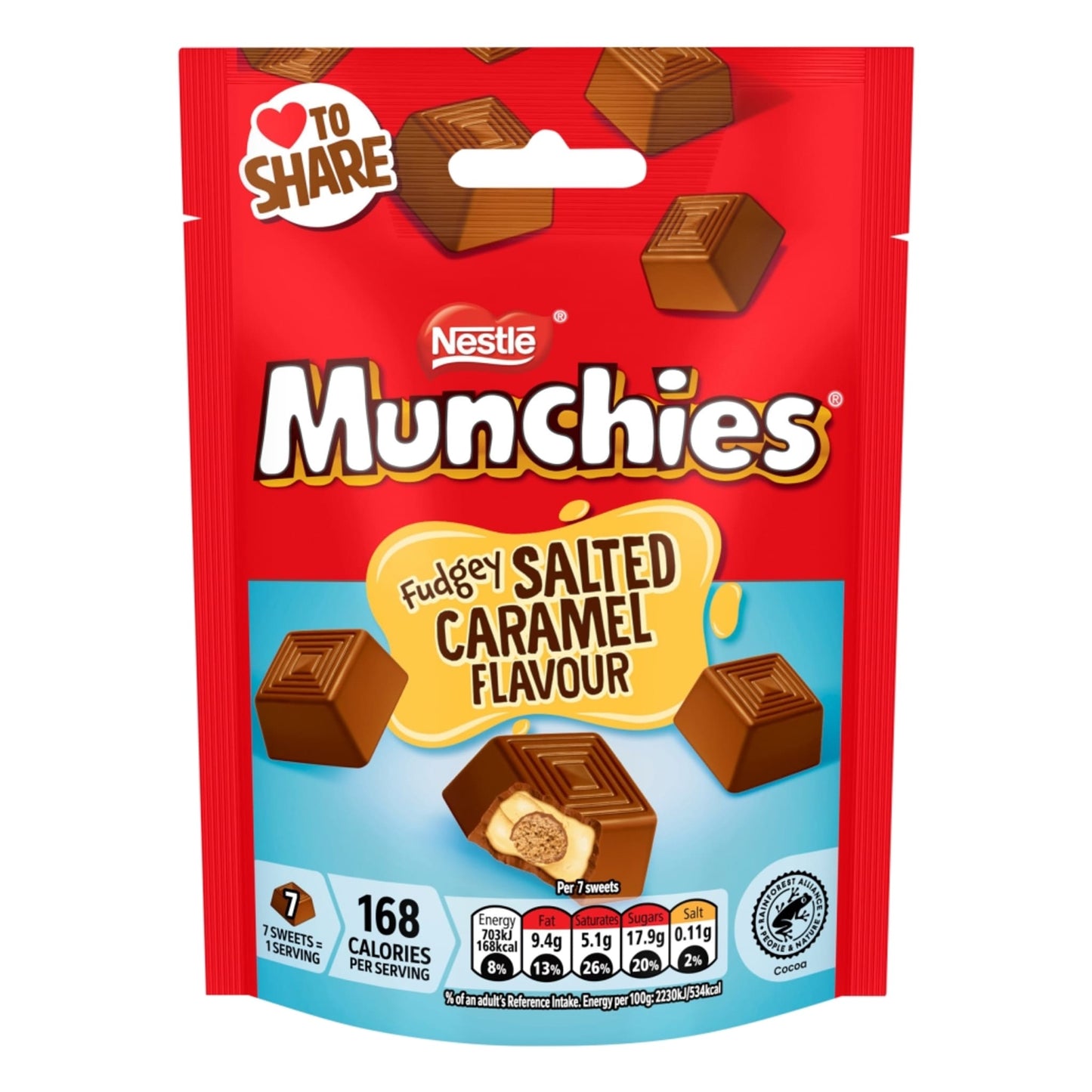 Munchies Fudgey Salted Caramel Pouch