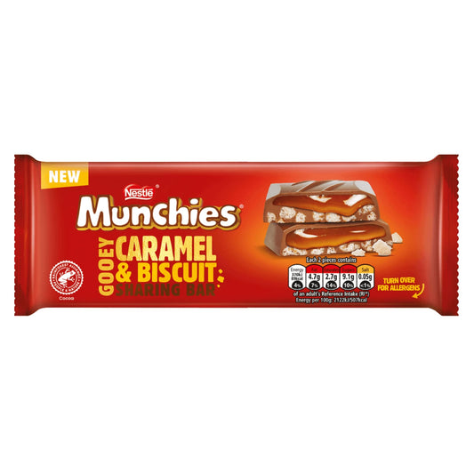 Munchies Caramel & Biscuit Sharing Bar