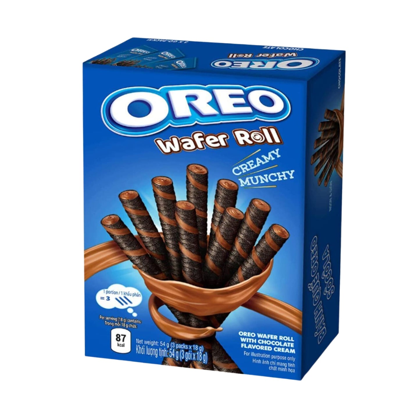 Oreo Chocolate Wafer Rolls