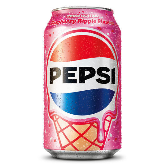 Pepsi Raspberry Ripple Ice Cream Flavour