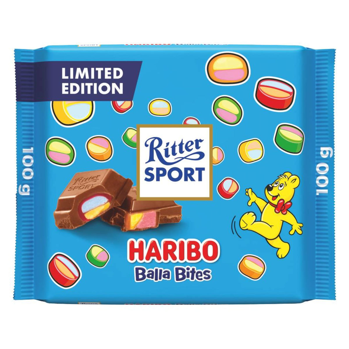 Ritter Sport Haribo Balla Bites Chocolate Bar